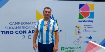El timbuense Daniel Cannelli se lució en el Sudamericano de Ecuador