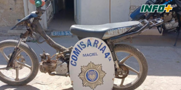 Maciel: circulaba en una moto sin documentación y fue aprehendido