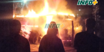 Un incendio se desató en un domicilio de Díaz y hubo pérdidas materiales