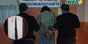 Un hombre de 74 años amenazó a su pareja con una cuchilla en Bernardo de Irigoyen