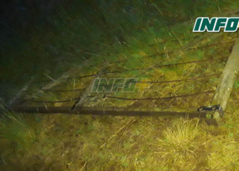 Robaban una tranquera a la vera de Ruta 11 en San Fabián y los descubrió la policía