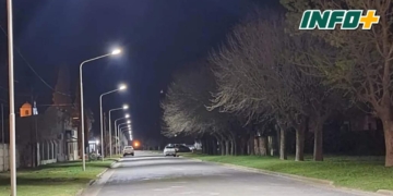 Carrizales renovado con 13 cuadras de iluminación LED y se inaugurarán 7 más
