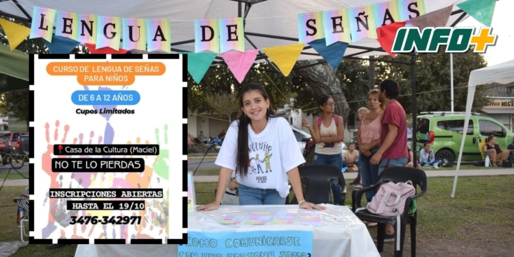 Maciel: dictarán un taller de lengua de señas para menores
