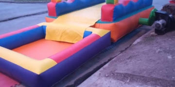 ¿Robo o error? Se llevaron una pileta inflable que dejaron secando en Totoras