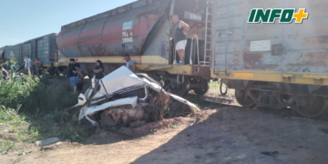 Un menor de 15 años conducía un auto e impactó contra un tren