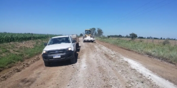 Comenzaron los trabajos en Maciel por el programa «Caminos de la Ruralidad»