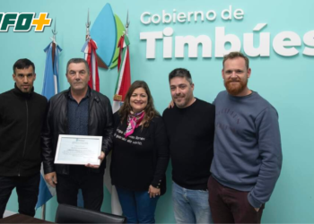 La Comuna de Timbúes agasajó al deportista Daniel Cannelli