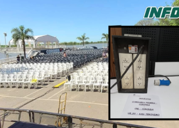 Vendió pochoclos en la Fiesta de la Frutilla e intentó irse con elementos robados en su carro