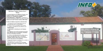 La Biblioteca Popular de Monje invita a una asamblea para renovar la comisión