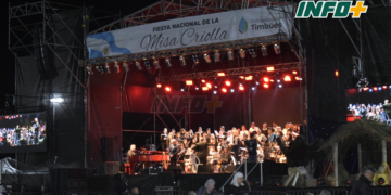 La Misa Criolla convocó a miles de personas que disfrutaron de la noche timbuense