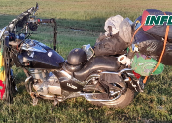 Dos hombres heridos al caer de una moto sobre la Ruta 34