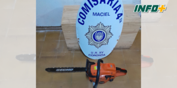 Detuvieron a un hombre que ingresó a la EPE Maciel y huyó con una motosierra