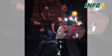 Cruzó frente al tren y fue arrastrado por más de 100 metros