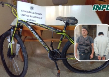 Allanamiento por robo en Correa: recupero de elementos y un detenido