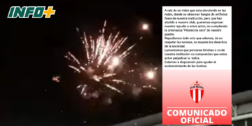 Fuegos artificiales: el Club Maciel repudió lo sucedido y se puso a disposición