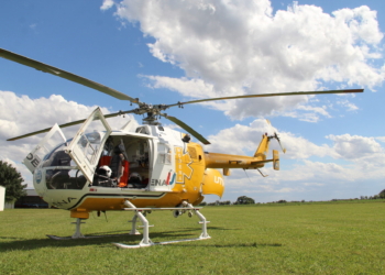 Un trabajador rural inhaló ácido y debió ser trasladado por el helicóptero sanitario