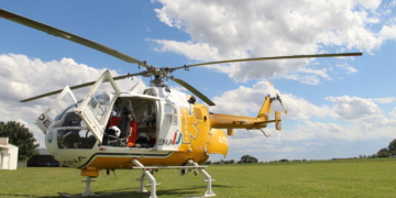 Un trabajador rural inhaló ácido y debió ser trasladado por el helicóptero sanitario