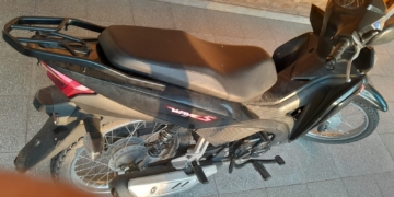 Encontraron en Puerto San Martín la moto robada en Oliveros