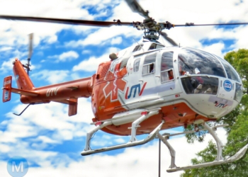 Un joven se electrocutó a la vera de autopista y está grave