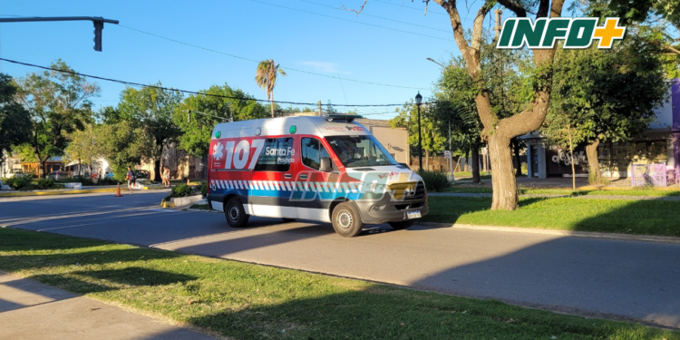 Maciel: madre e hija heridas tras un accidente en el centro