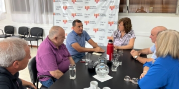 Autoridades de Totoras recibieron al Director de la Unidad de Gestión Ferroviaria