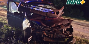 Fuerte choque a la altura de Clason: un conductor hospitalizado