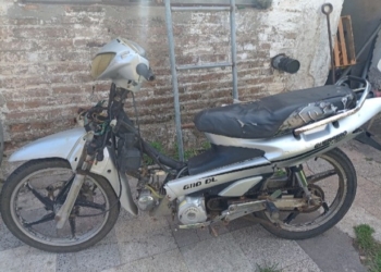 Recuperaron en Oliveros una moto robada en Barrancas