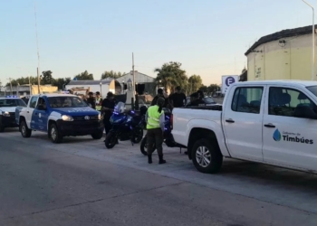 Operativo de control vehicular en Timbúes con seis motos remitidas por irregularidades