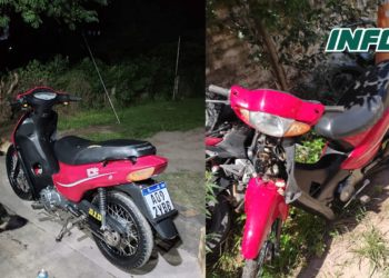 Recuperaron una moto robada en Serodino: le secaron plásticos y la abandonaron