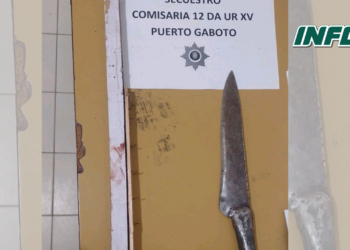 Discusión en Gaboto y un herido de arma blanca: dos aprehendidos