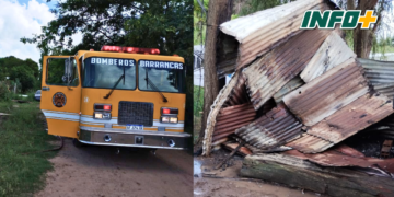 Ardió una precaria vivienda en la zona norte de Barrancas