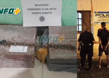 Robo en Gaboto: un aprehendido y recuperación de elementos