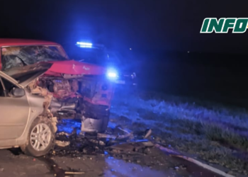 Dos vehículos chocaron de frente en la Ruta 34 y tres personas resultaron heridas