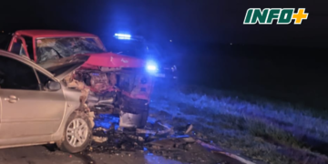Dos vehículos chocaron de frente en la Ruta 34 y tres personas resultaron heridas
