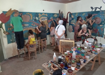 Segundo Encuentro Nacional de Murales en Tierra en La Boca de Monje