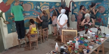 Segundo Encuentro Nacional de Murales en Tierra en La Boca de Monje