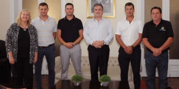 Diana, Calvet y Busso se reunieron con el Ministro de Seguridad para gestionar recursos