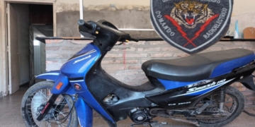 Recuperaron una moto en San Genaro que había sido robada y abandonada