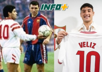 Véliz llegó al Sevilla y vestirá la 10 que usó Maradona: “Vengo a aportar goles”
