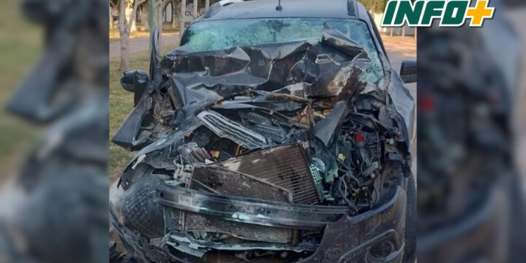 Milagro en Barrancas: impactó de atrás a un camión y sólo sufrió una fractura