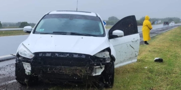 «Hoy puedo seguir viviendo»: el presidente comunal de Correa sufrió un fuerte accidente en autopista