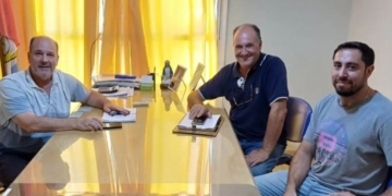 Comienzan a marcar la Ruta 10 entre Carrizales y Serodino