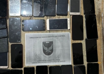 Incautaron 26 celulares y cocaina en la cárcel de Coronda