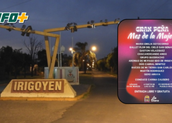 Pueblo Irigoyen invita a su gran peña por el mes de la mujer