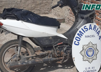 Encontraron en Maciel una moto con pedido de secuestro por robo
