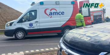 Una camioneta colisionó contra un ciclista sobre autopista en Oliveros