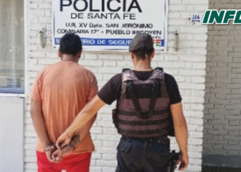 Robó 6 metros de cable subterráneo de una casa en construcción y fue detenido