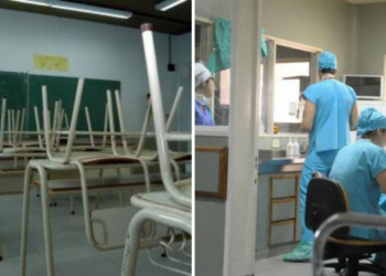 Comienza una semana con paro de médicos y maestros
