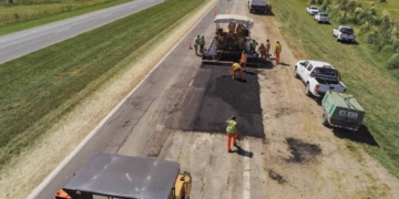 De Rosario a Timbúes: realizan trabajos en la autopista y hay calzada reducida