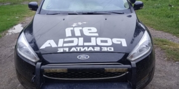 Madrugada violenta en Gaboto: incendio, disparos y aprehensión 